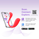 Estimulador Punto G Phoenix NEO 2 Rojo Controlado por APP Global By Svakom