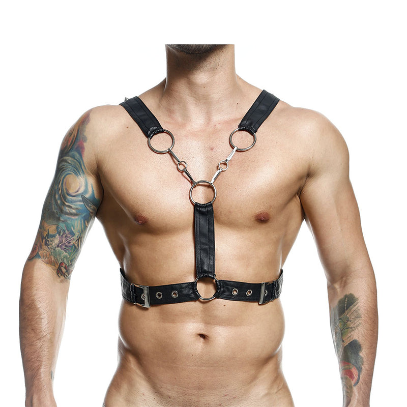 DNGEON CROSS CHAIN HARNESS BY MOB NEGRO