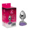 LARGE BUTT PLUG WITH HEART PURPLE