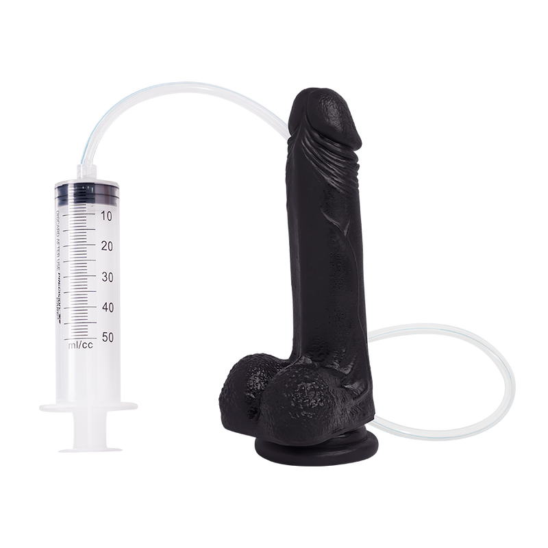 Dildo Uriel Black Nude Eyaculador