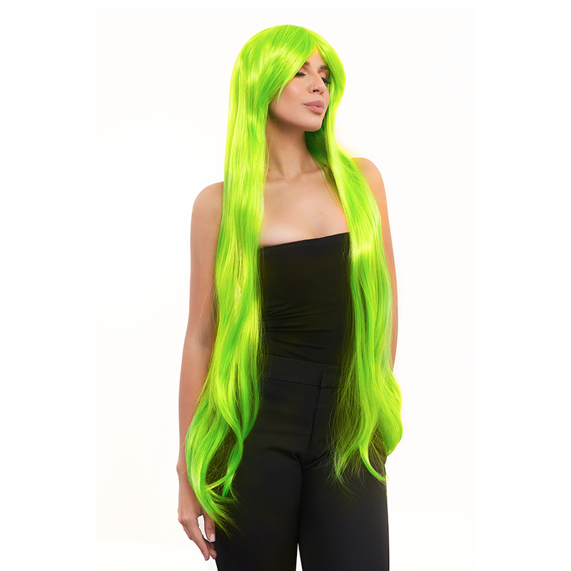 PELUCA NICOL GREENYELLOW NEON 100 CM