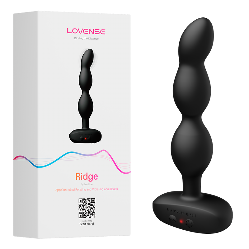 Bolas Anales Vibradoras Ridge Controladas por APP Global by Lovense