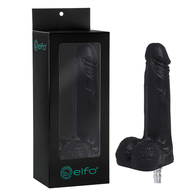 Dildo Uriel Negro Compatible Con Lovense Machine