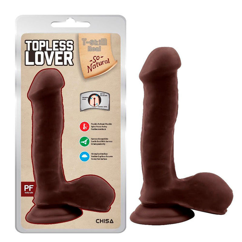 Dildo Realista Topless Lover Brown