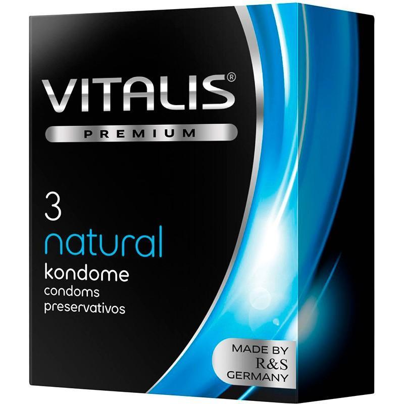 Condón Vitalis Safety / Natural X 3