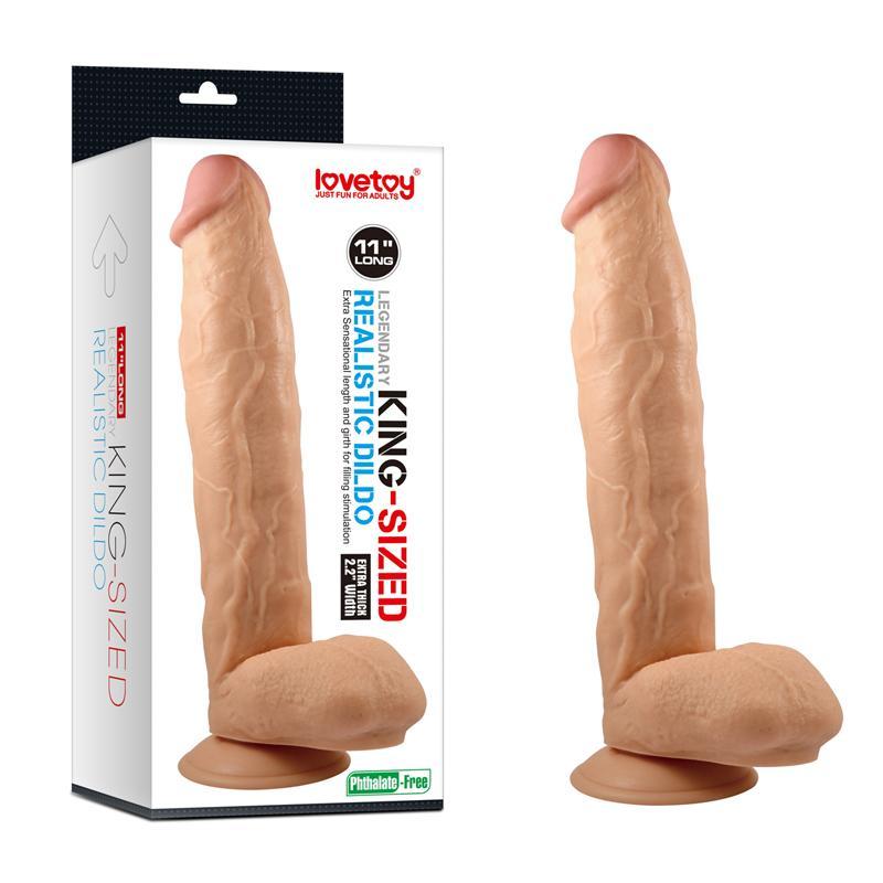 11' LEGENDARY KING SIZED REALISTIC DILDO