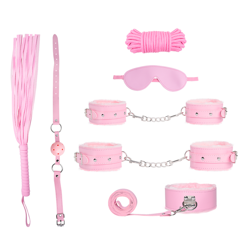 BONDAGE 7 PIEZAS PINK 