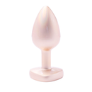 Lovers Skin Anal Plug Gold Metal/Clear Talla S