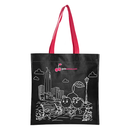 Bolsa Plana Buenas Vibras Negra 37 cm X36 cm