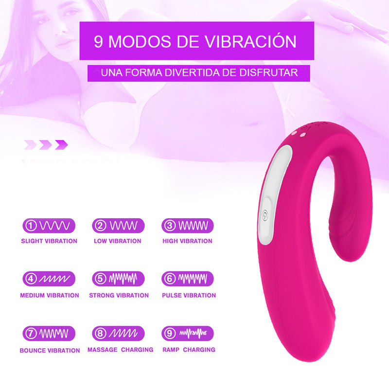 Vibrador Doble Estimulación Enjoy Remote Control Pink