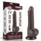 Dildo Realista 7.5'' Sliding Skin Dual Layer Dong Black