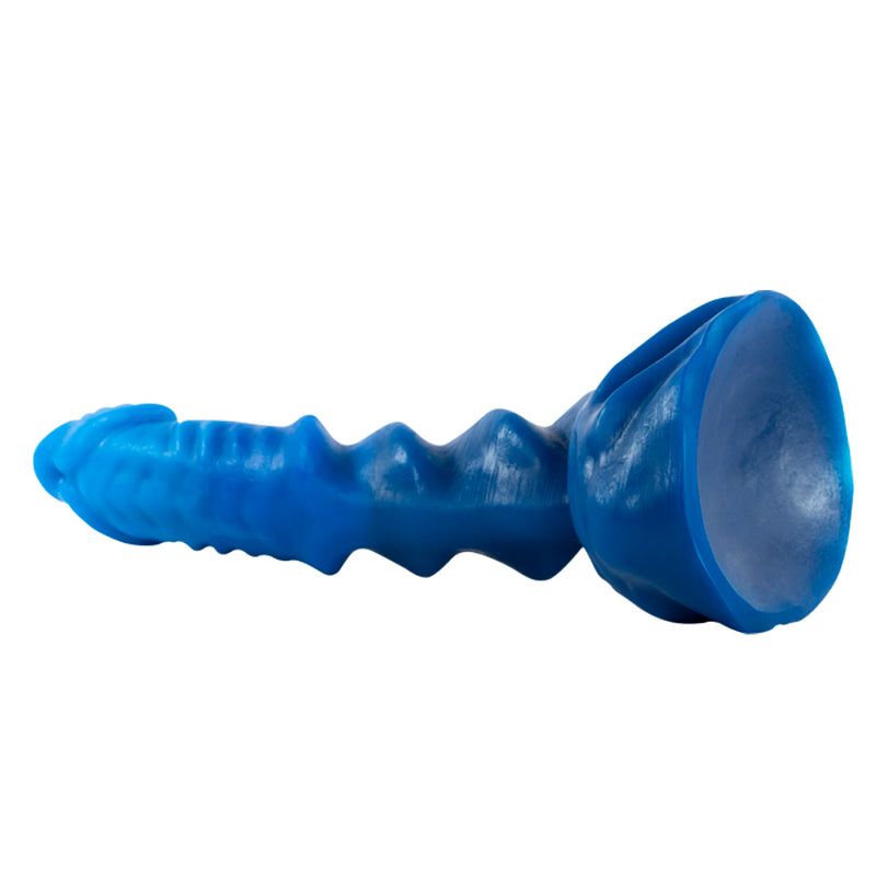 Dildo Anfibio Azul Mediano