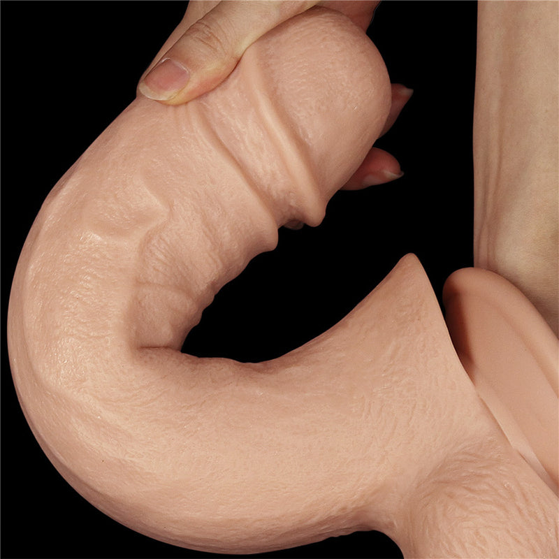 12" REALISTIC MEGA DOUBLE DILDO FLESH