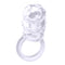 Vibrating Cock Cage Clear