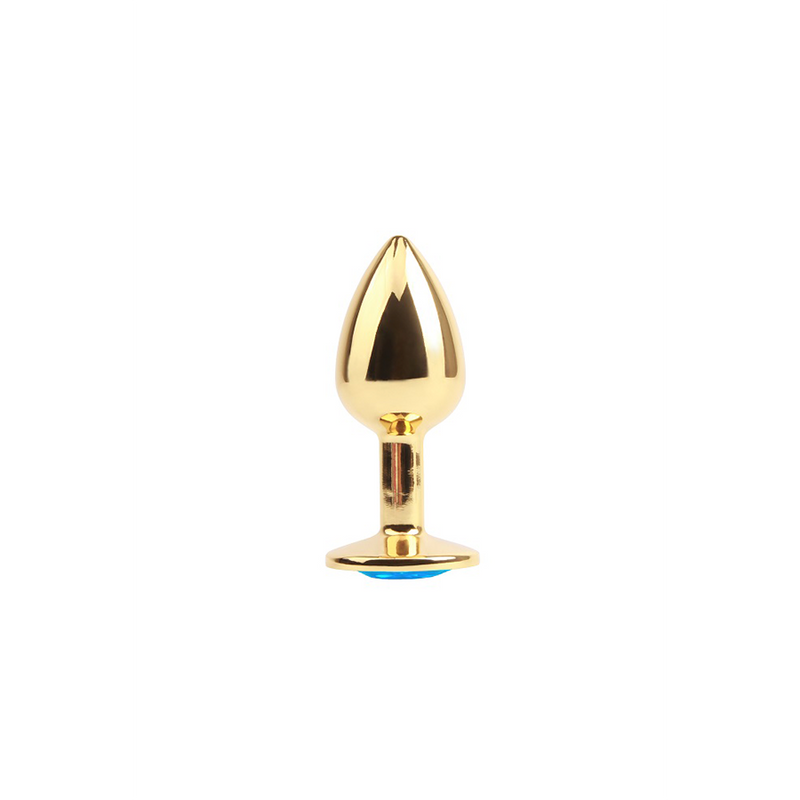 BLUE GEM ANAL PLUG GOLD