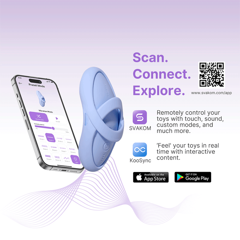 Vibrador Masajeador Echo 2 Sky Blue