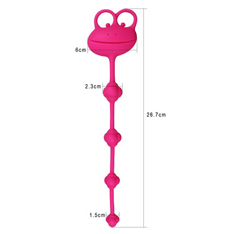 10'' SILICONE FROG ANAL BEADS