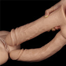 12" REALISTIC MEGA DOUBLE DILDO FLESH