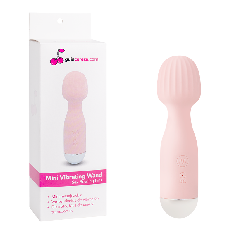 Mini Vibrating Wand Sex Bowling Pins Pink