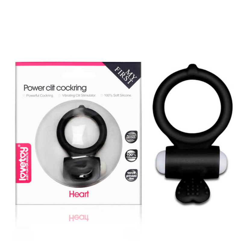 POWER CLIT  SILICONE COCKRING