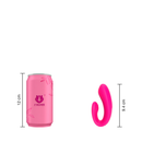 Vibrador Doble Estimulación Enjoy Remote Control Pink