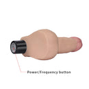 8'' REAL SOFTEE VIBRATING DILDO