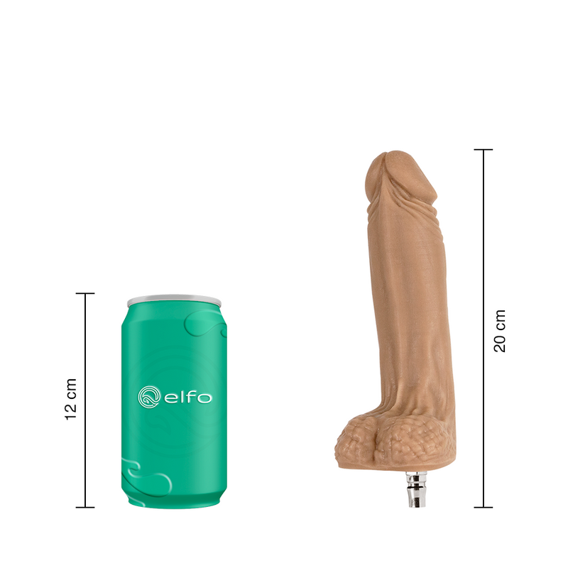 Dildo Rafael Caramelo Compatible con Lovense