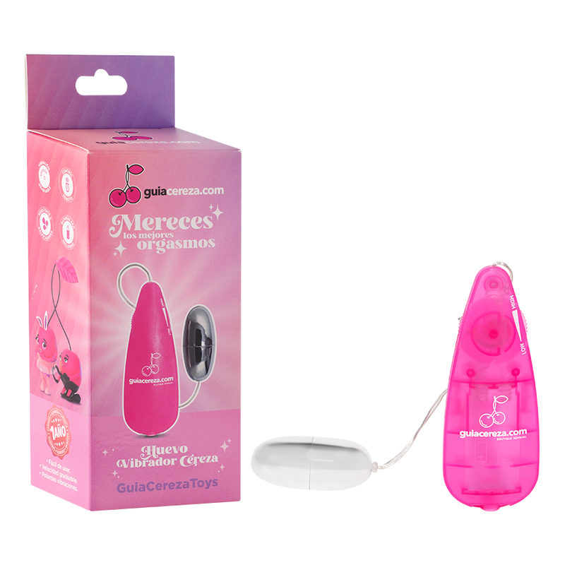 Huevo Vibrador Cereza