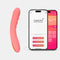 Vibrador Para Punto G Ava NEO Rosa Durazno Controlado por APP Global By Svakom
